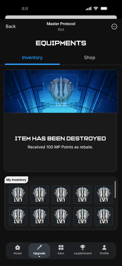 Fail / destroy