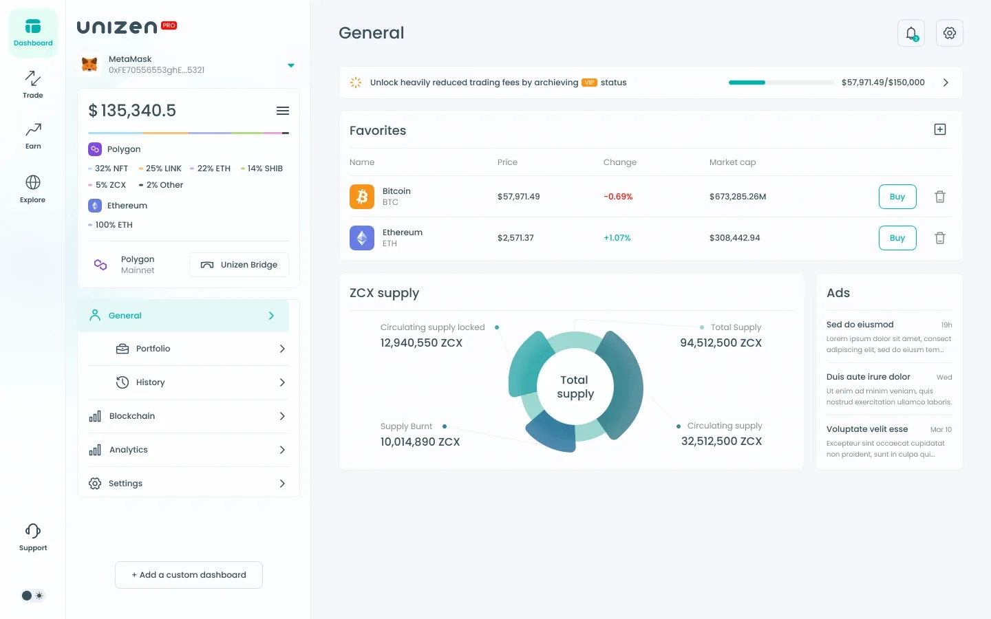 UI responsive states